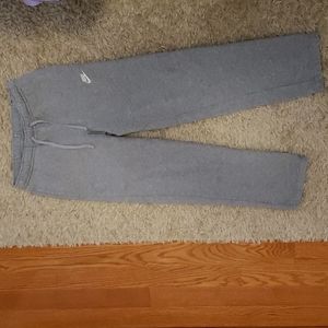 Men's Nike gray wide leg sweatpants size Small